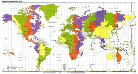 world time zones by country.